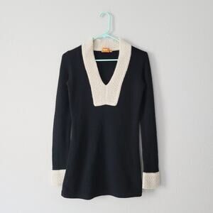 Tory Burch Women's Cashmere Tunic Sweater minimalist contemporary size XS